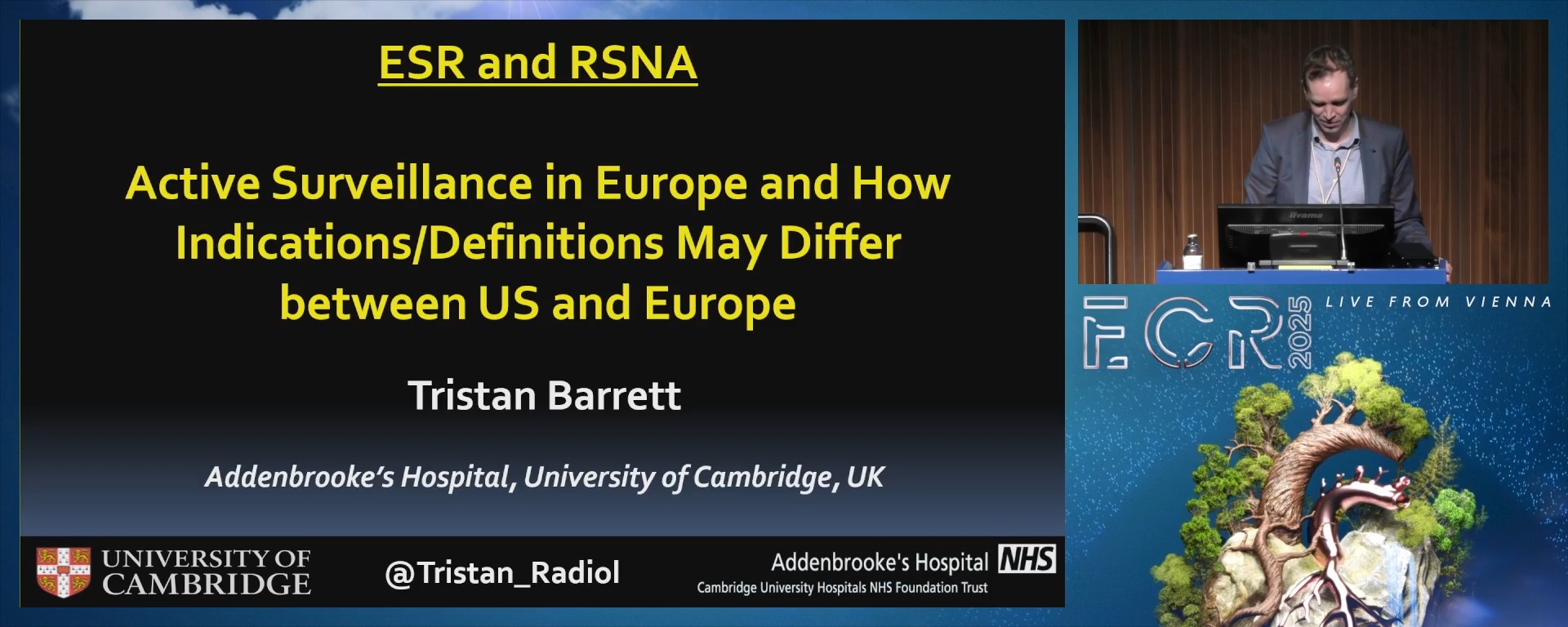 Active surveillance in Europe and how indications/definitions may differ between US and Europe