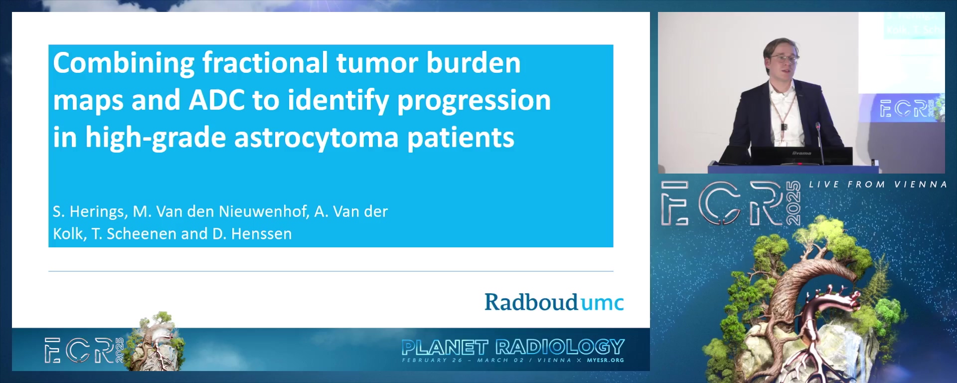 Combined use of MRI-derived maps of fractional tumor burden and apparent diffusion coefficient to identify tumor progression in high-grade astrocytoma patients
