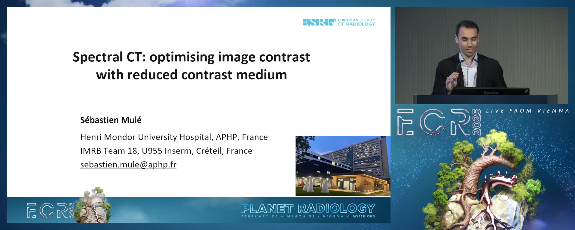 Spectral CT: optimising image contrast with reduced contrast medium