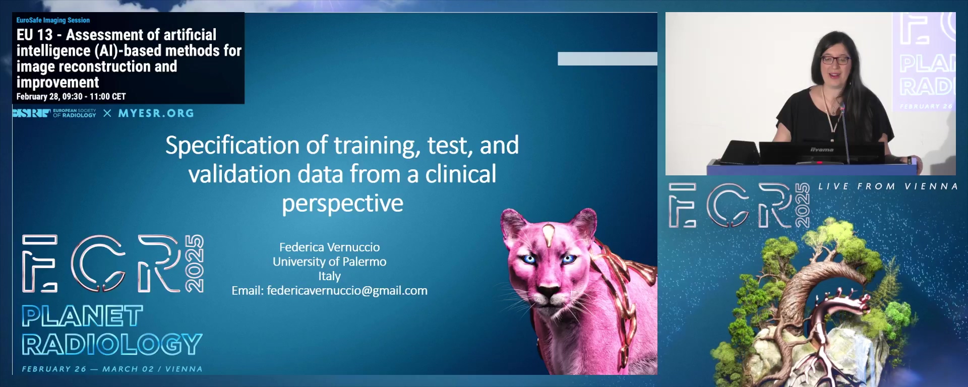 Specification of training, test, and validation data from a clinical perspective
