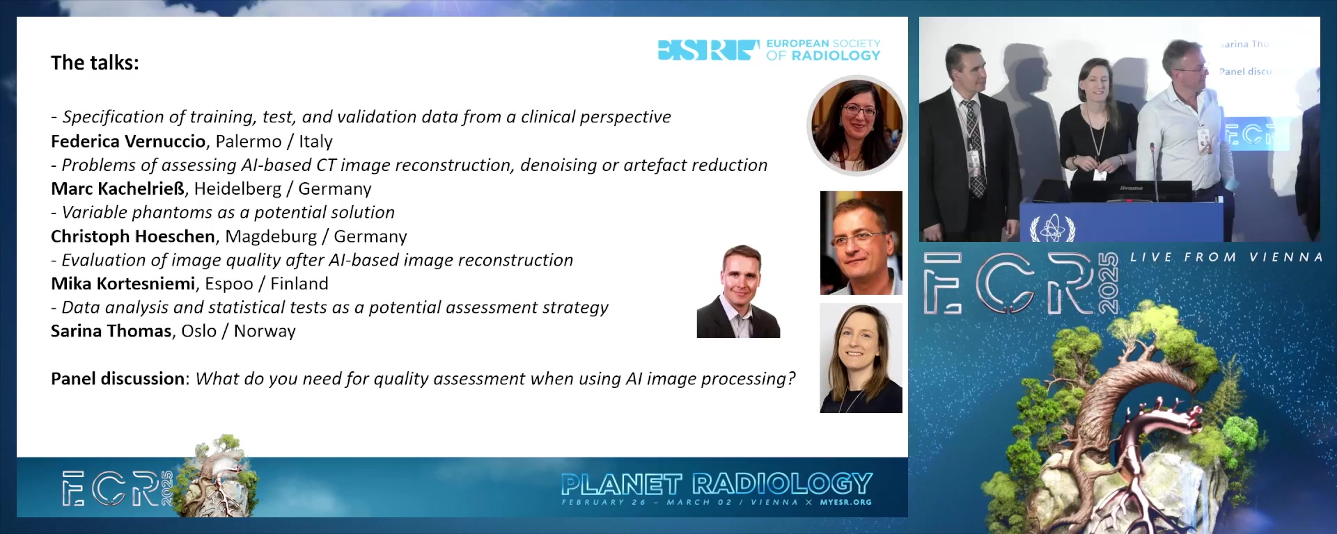 Panel discussion: What do you need for quality assessment when using AI image processing?