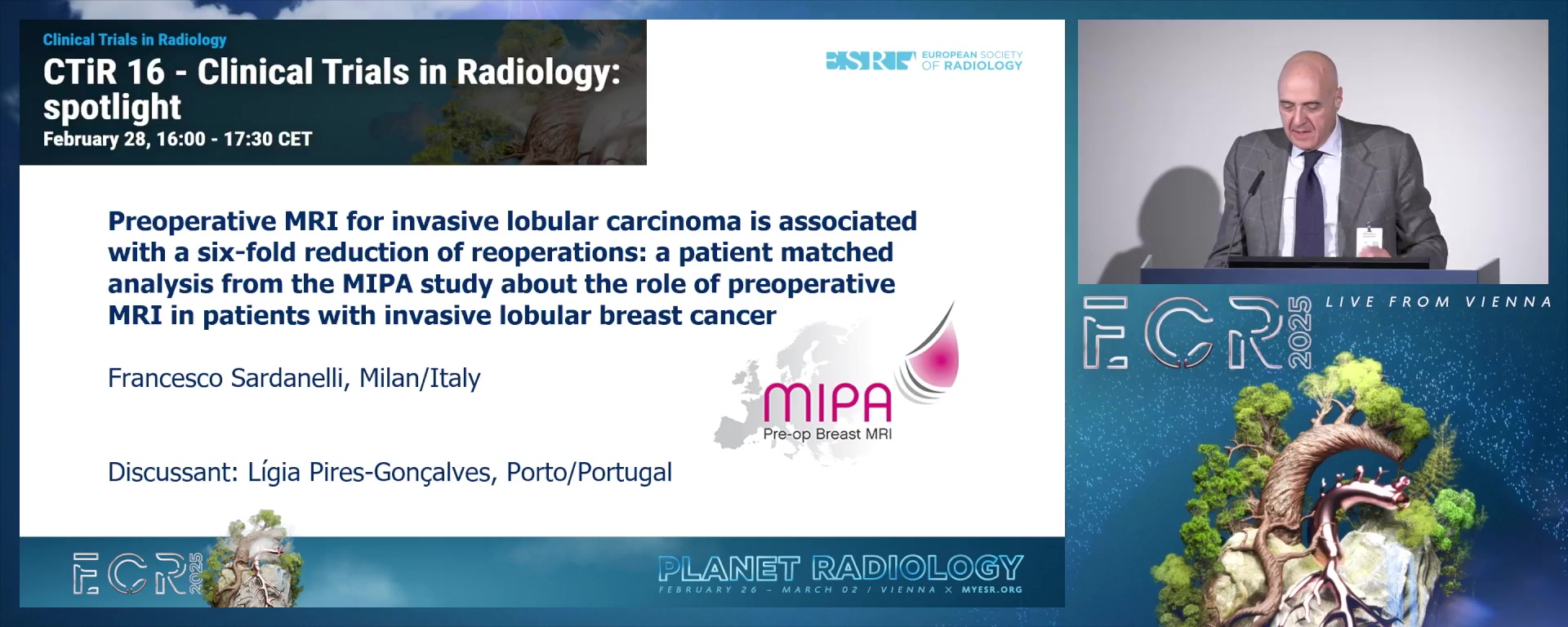 Preoperative MRI for invasive lobular carcinoma is associated with a six-fold reduction of reoperations: a patient-matched analysis from the MIPA study