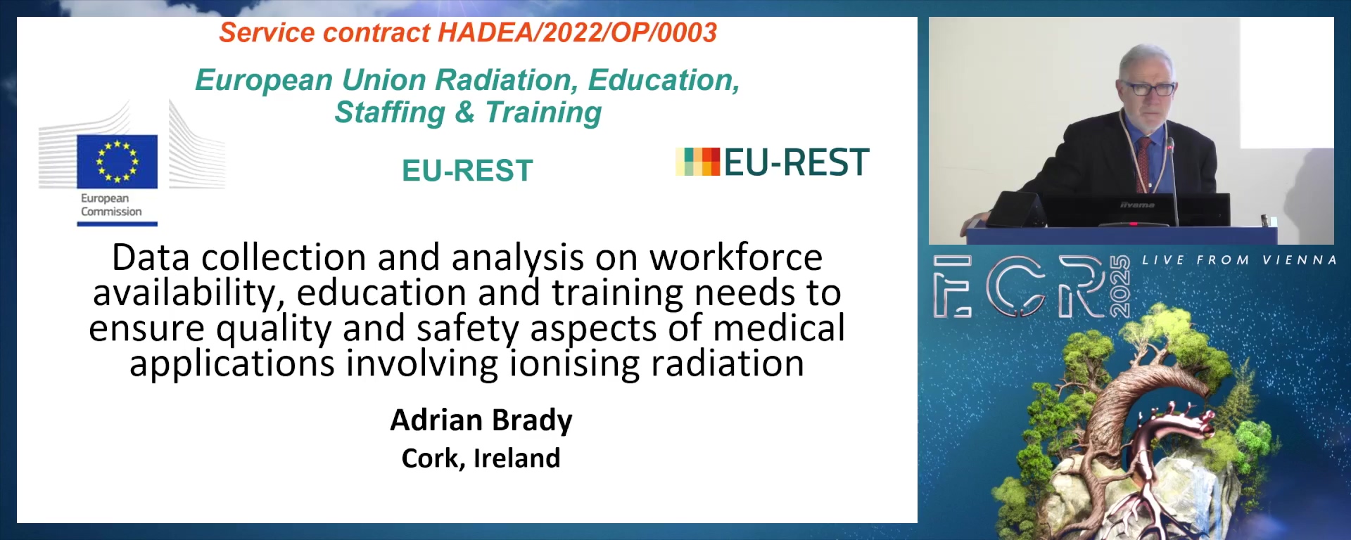 Data collection and analysis on workforce availability, education and training needs to ensure quality and safety aspects of medical applications involving ionising radiation