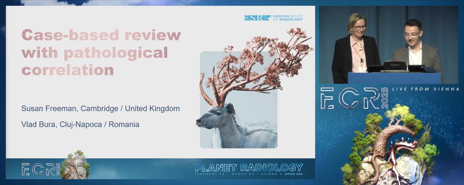 Case-based review with pathological correlation