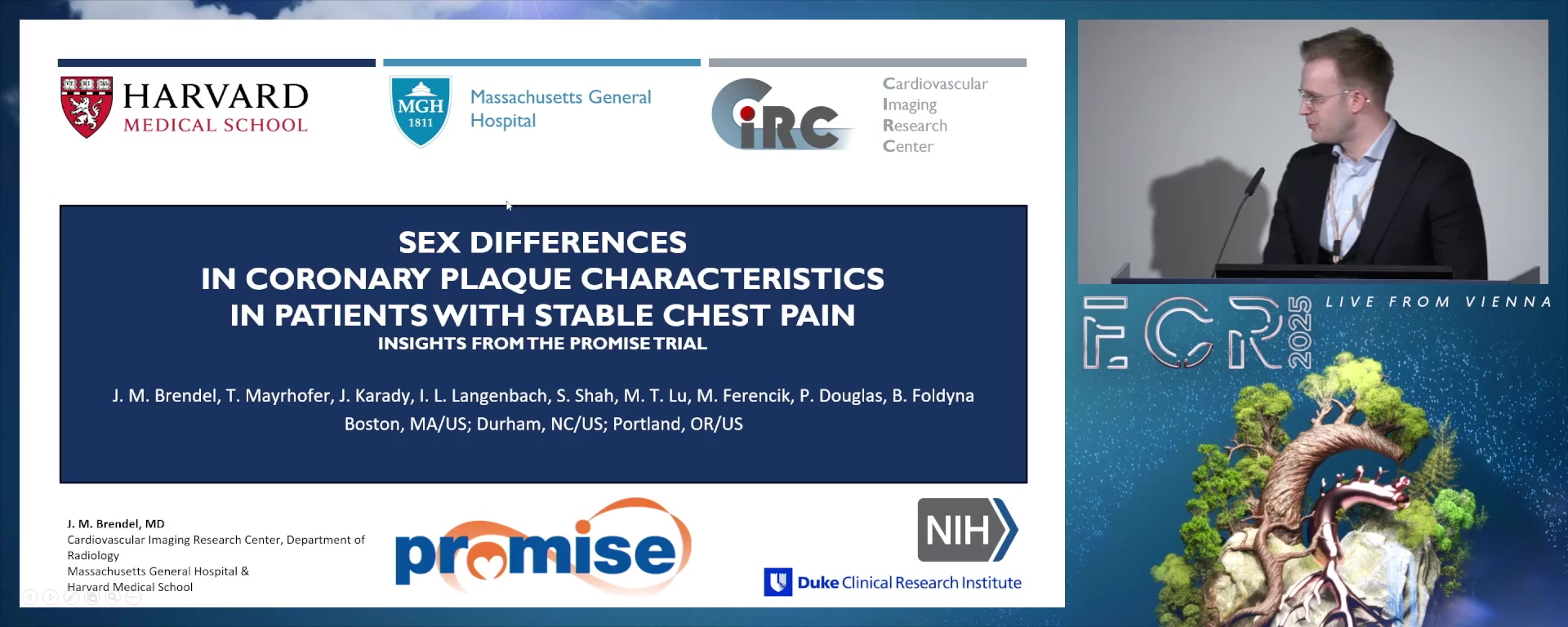 Sex-differences in coronary plaque characteristics in patients with stable chest pain: Insights from the PROMISE Trial