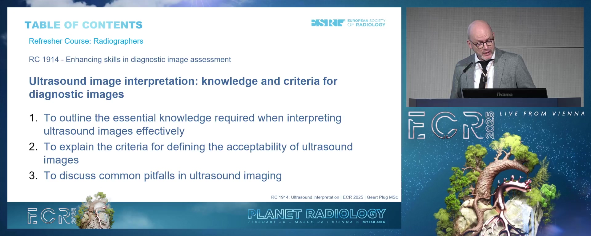 Ultrasound image interpretation: knowledge and criteria for diagnostic images