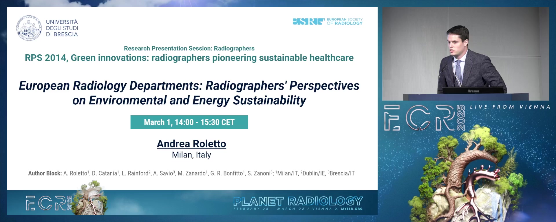European Radiology Departments: Radiographers' Perspectives on Environmental and Energy Sustainability