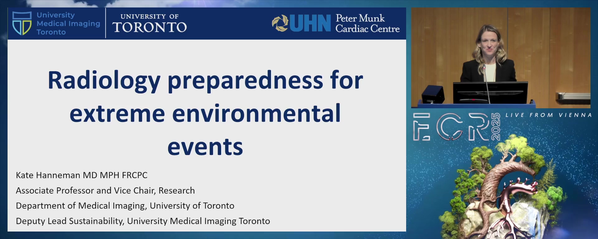 Radiology preparedness for extreme environmental events
