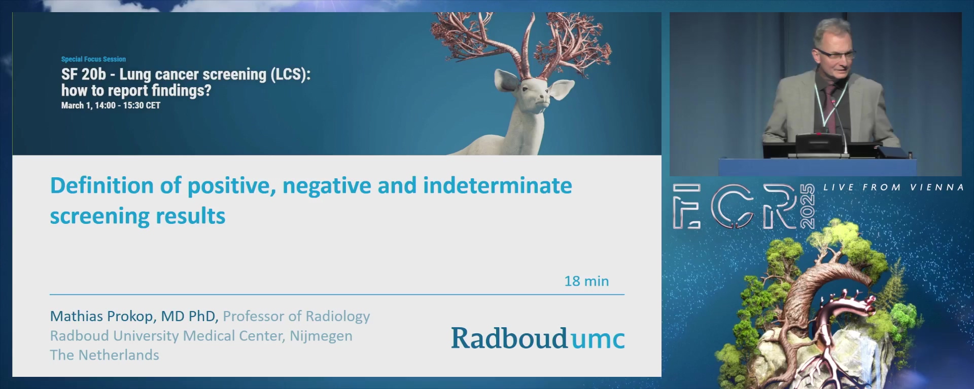 Definition of positive, negative and indeterminate screening results