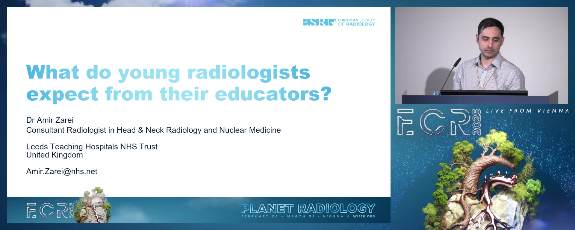 What do young radiologists expect from their educators?
