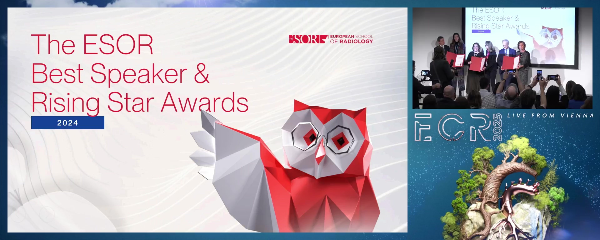 Best speaker and rising star awards