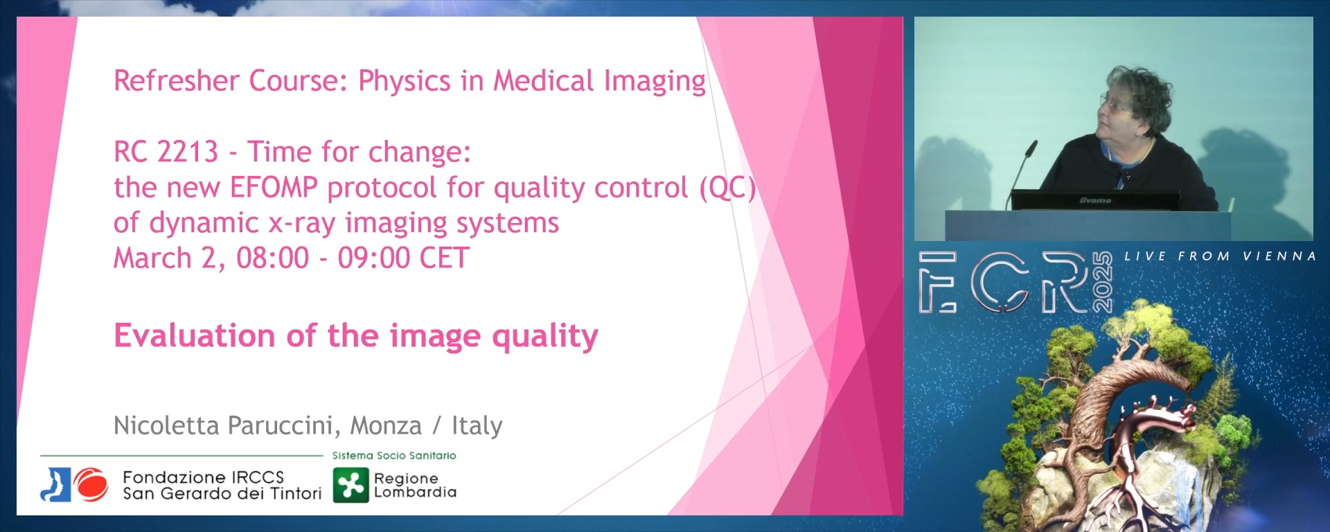 Evaluation of the image quality