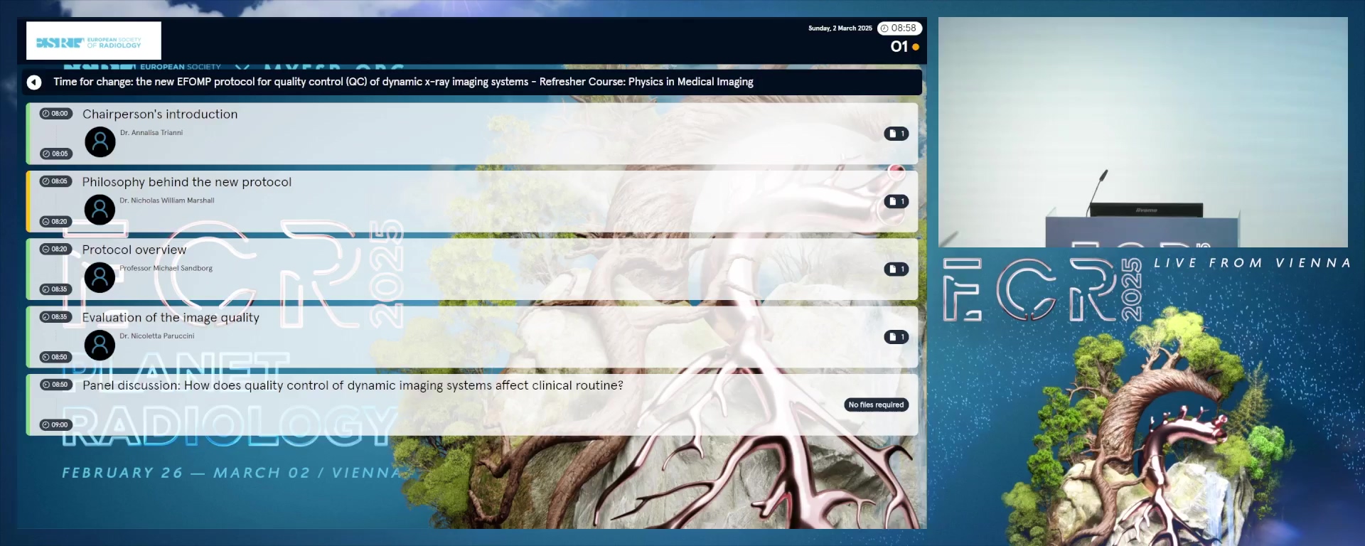 Panel discussion: How does quality control of dynamic imaging systems affect clinical routine?