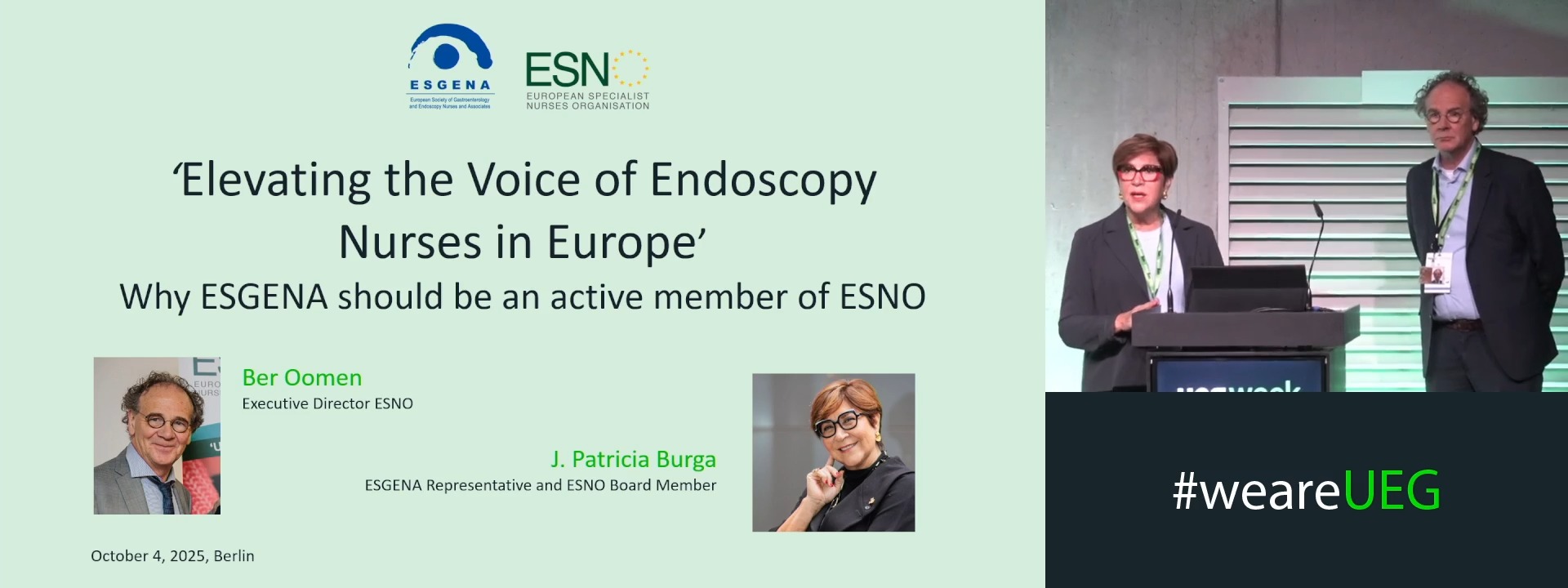 Why is ESNO important for ESGENA:  Structure, tasks and projects