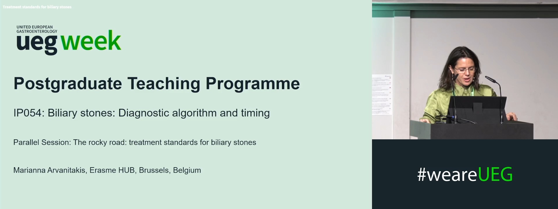 Biliary stones: Diagnostic algorithm and timing