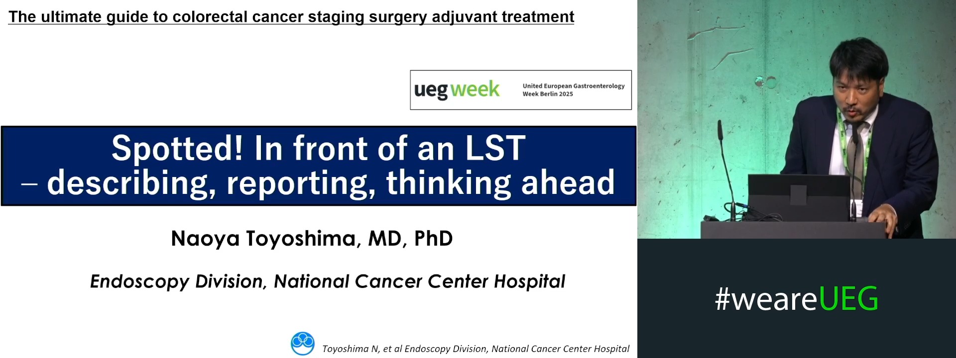 Spotted! In front of an LST– describing, reporting, thinking ahead
