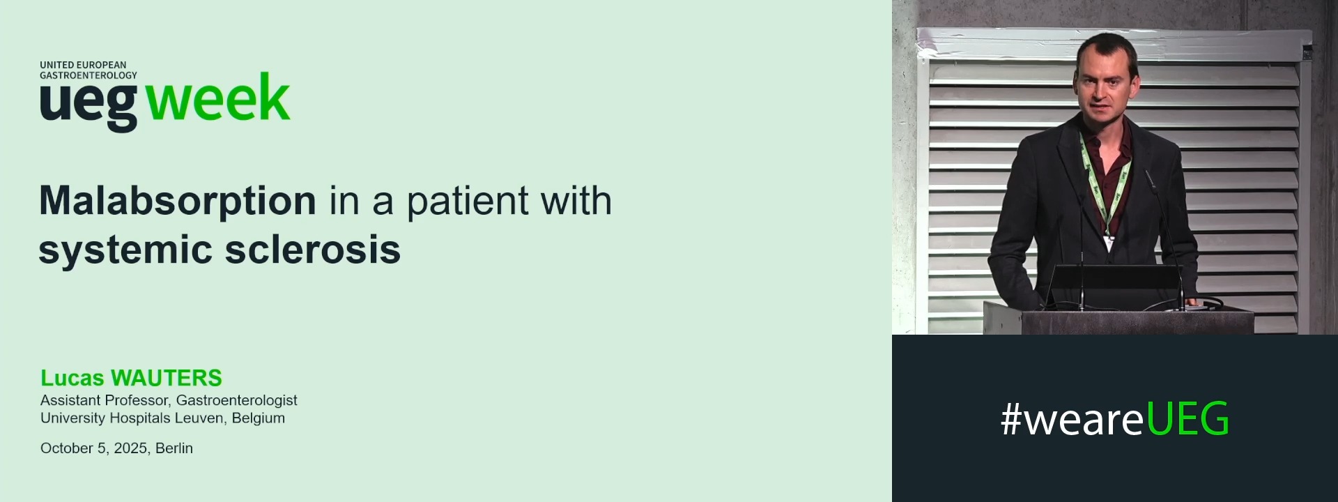 Malabsorption in a patient with systemic sclerosis