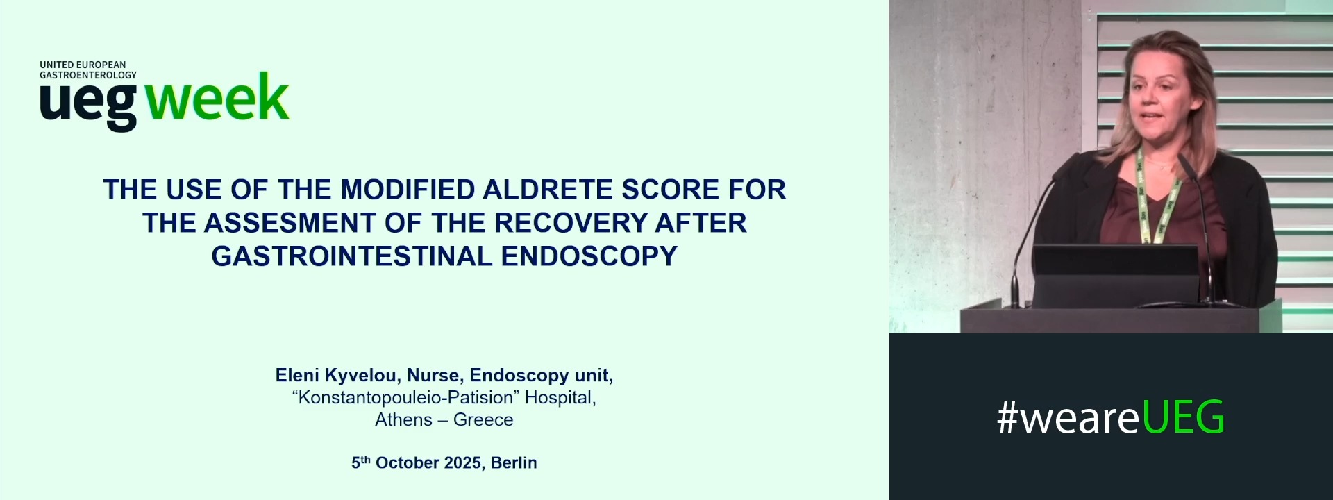The use of the modified Aldrete score for the assessment of recovery after gastrointestinal endoscopy