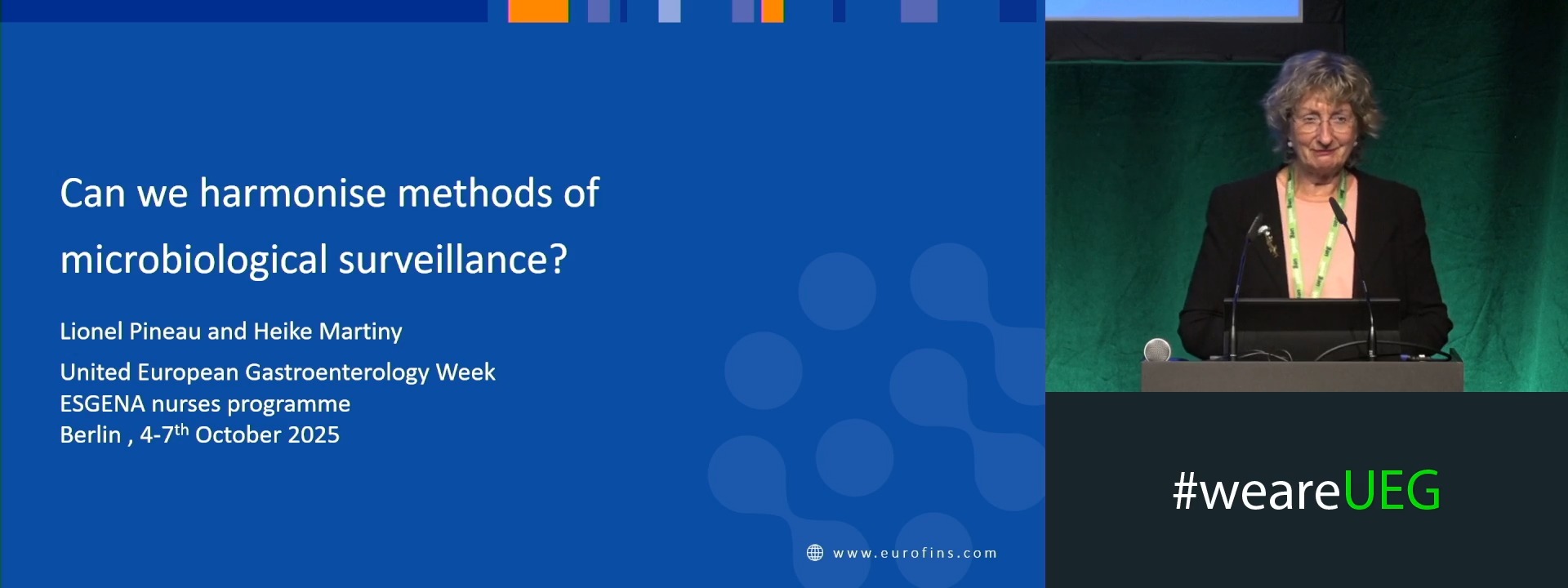 Can we harmonise methods of microbiological surveillance