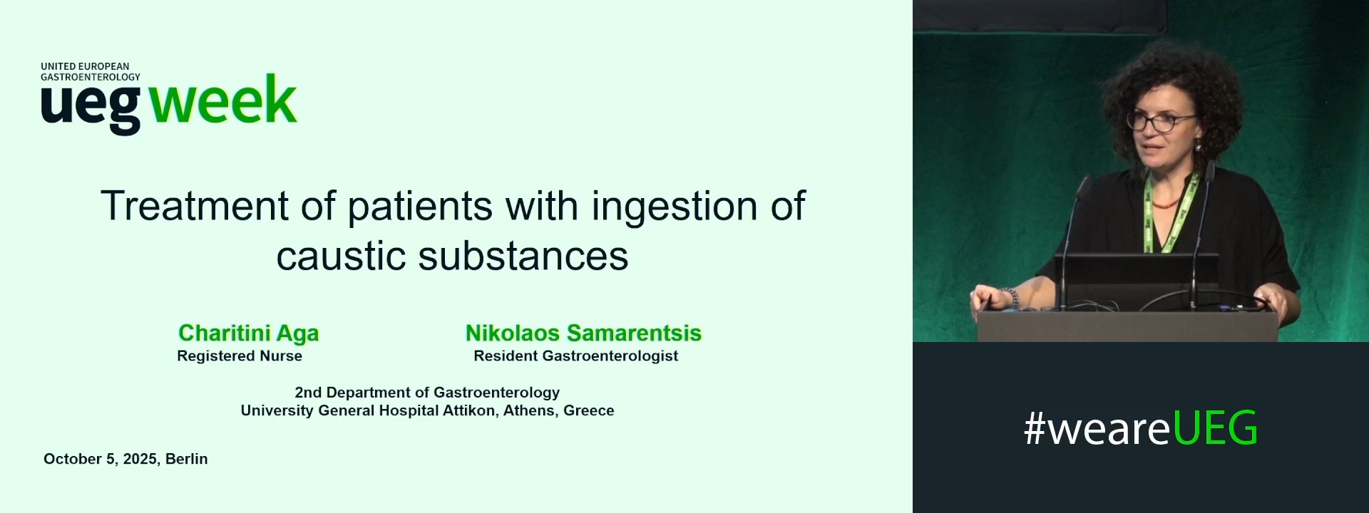 Treatment of patients with ingestion of caustic substances