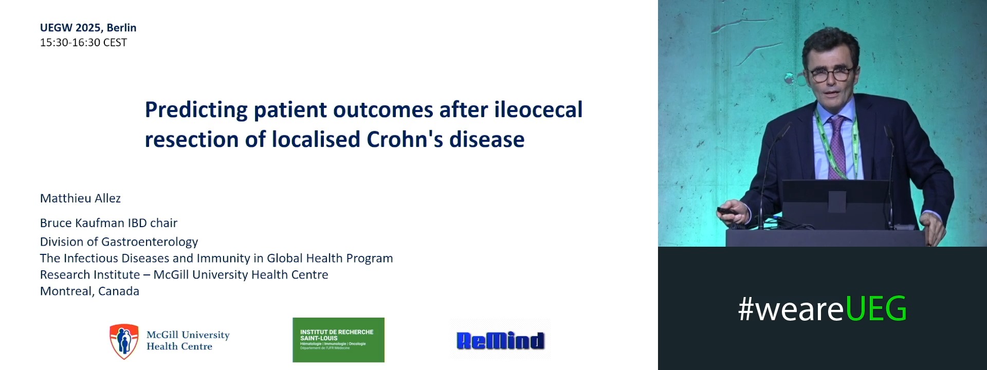 … after ileocecal resection of localised Crohn's disease