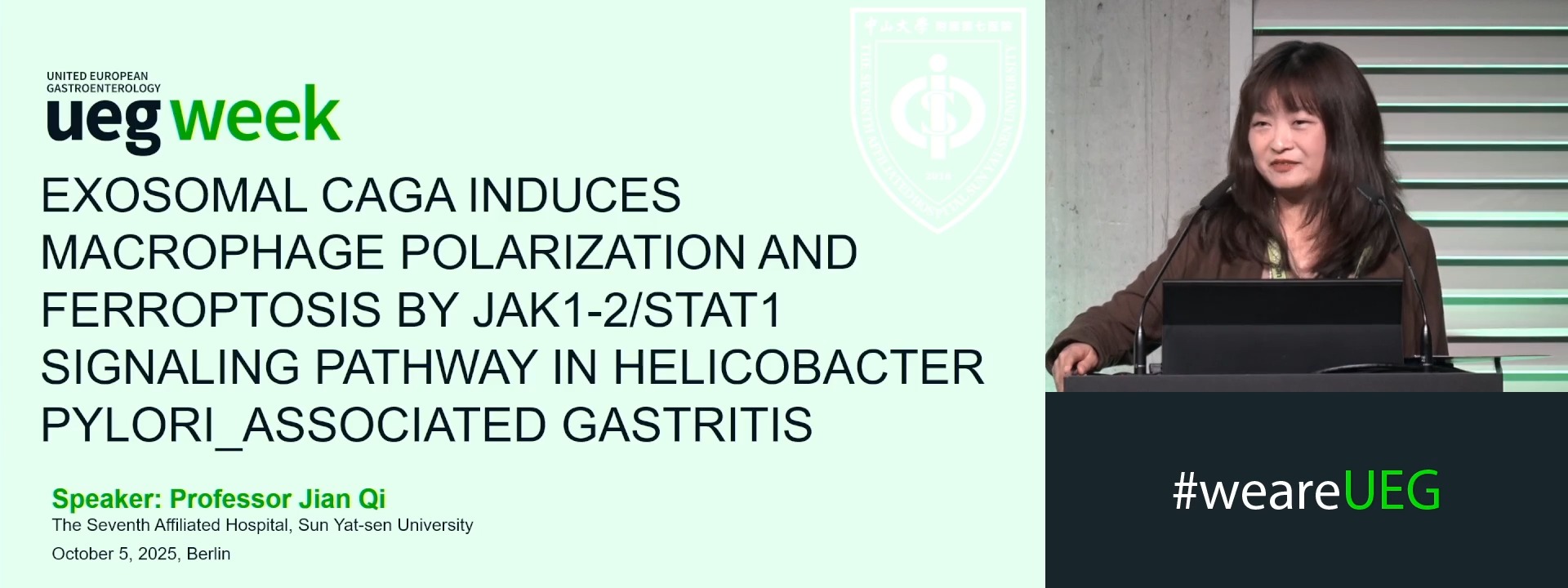 EXOSOMAL CAGA INDUCES MACROPHAGE POLARIZATION AND FERROPTOSIS BY JAK1-2/STAT1 SIGNALING PATHWAY IN HELICOBACTER PYLORI-ASSOCIATED GASTRITIS