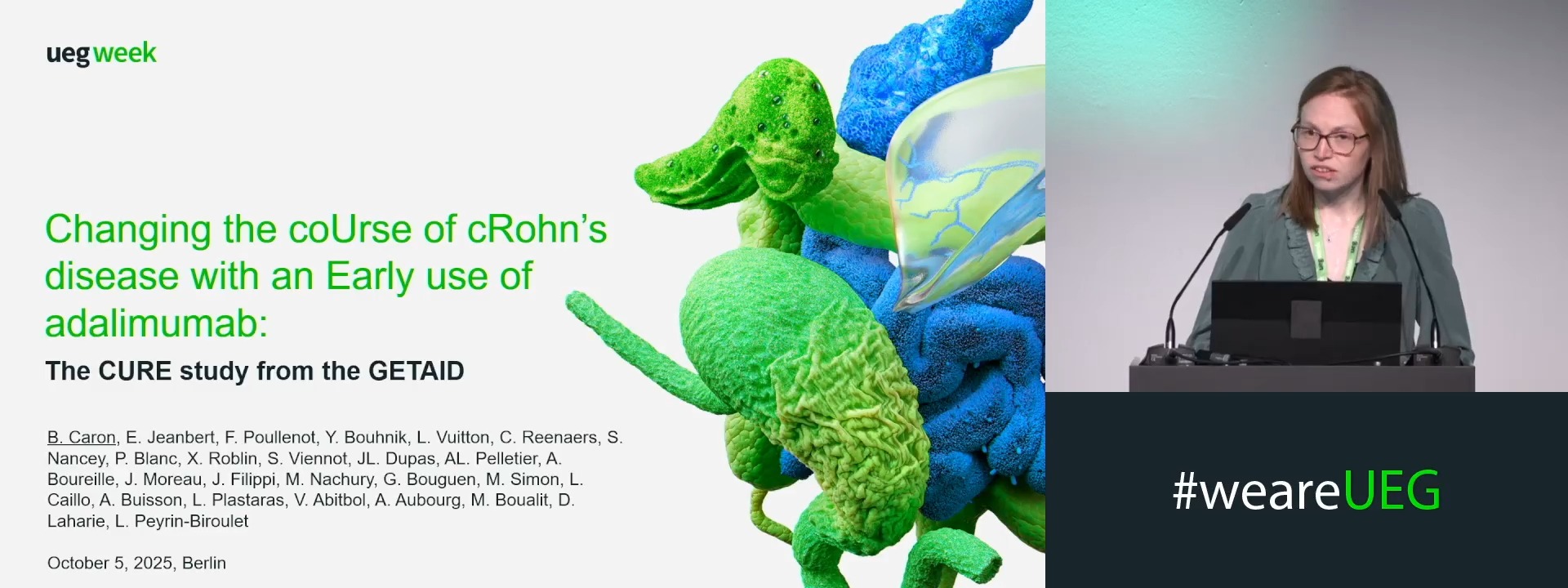 CHANGING THE COURSE OF CROHN’S DISEASE WITH AN EARLY USE OF ADALIMUMAB: THE CURE STUDY FROM THE GETAID