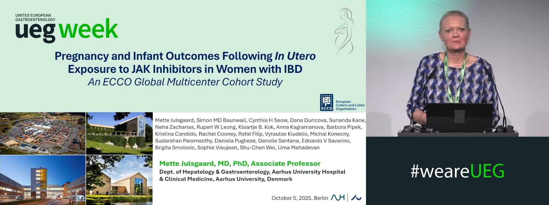 PREGNANCY AND INFANT OUTCOMES FOLLOWING IN UTERO EXPOSURE TO JAK INHIBITORS IN WOMEN WITH INFLAMMATORY BOWEL DISEASE: A GLOBAL MULTICENTER COHORT STUDY