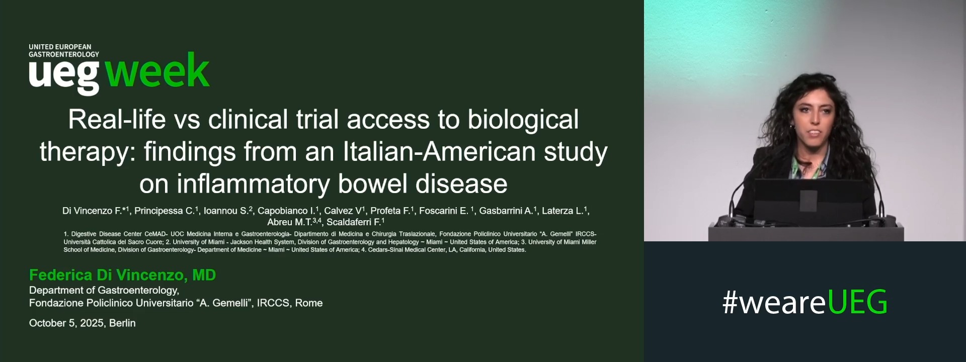 REAL-LIFE VS CLINICAL TRIAL ACCESS TO BIOLOGICAL THERAPY: FINDINGS FROM AN ITALIAN-AMERICAN STUDY ON INFLAMMATORY BOWEL DISEASE