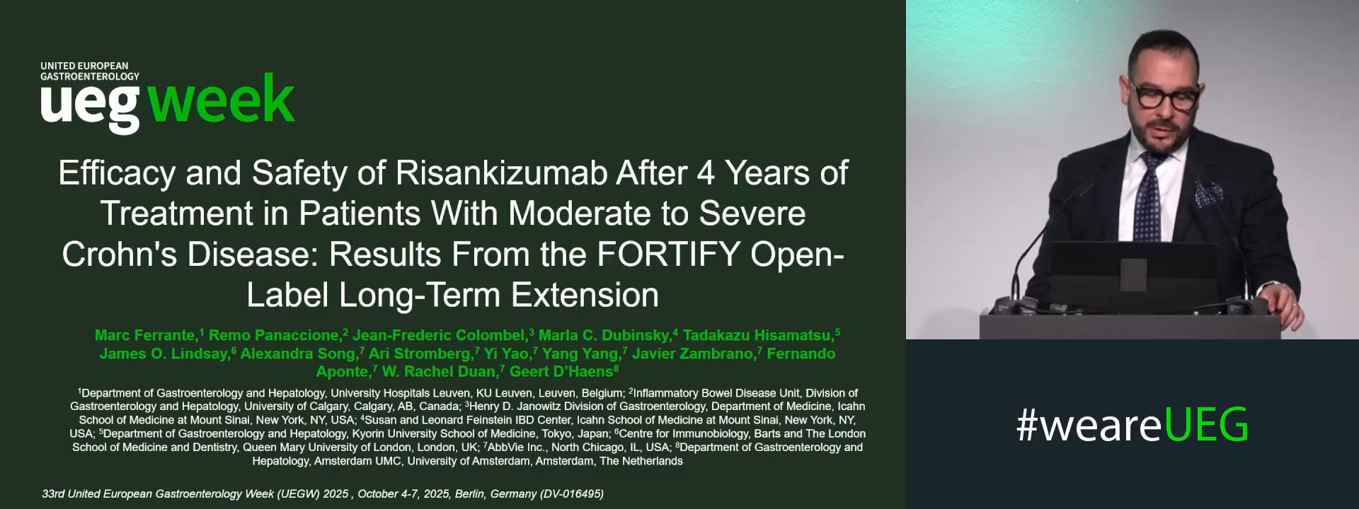 EFFICACY AND SAFETY OF RISANKIZUMAB AFTER 4 YEARS OF TREATMENT IN PATIENTS WITH MODERATE TO SEVERE CROHN'S DISEASE: RESULTS FROM THE FORTIFY OPEN-LABEL LONG-TERM EXTENSION