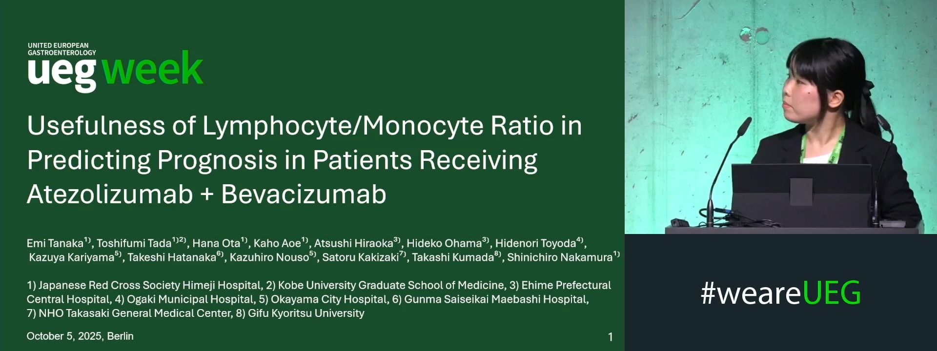 USEFULNESS OF LYMPHOCYTE/MONOCYTE RATIO IN PREDICTING PROGNOSIS IN PATIENTS RECEIVING ATEZOLIZUMAB + BEVACIZUMAB