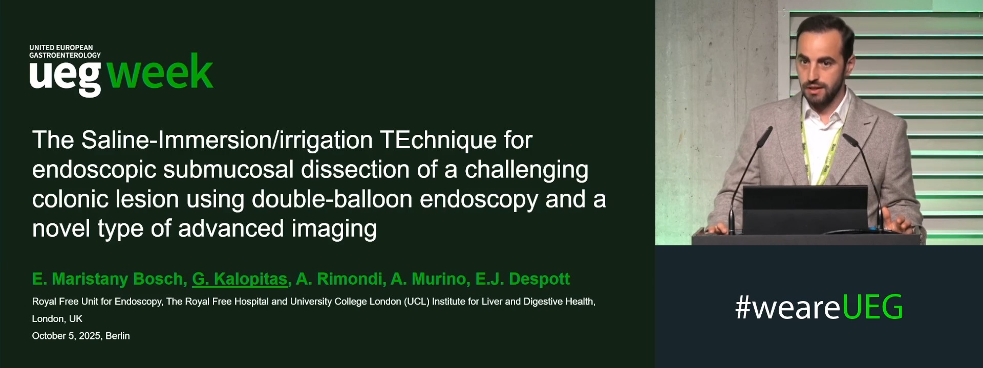 THE SALINE-IMMERSION/IRRIGATION TECHNIQUE FOR ENDOSCOPIC SUBMUCOSAL DISSECTION OF A CHALLENGING COLONIC LESION USING DOUBLE-BALLOON ENDOSCOPY AND A NOVEL TYPE OF ADVANCED IMAGING