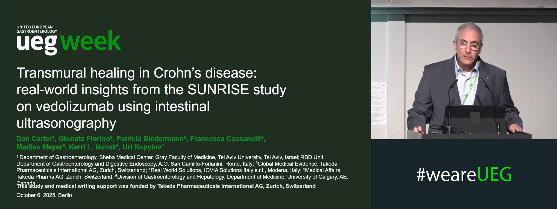 TRANSMURAL HEALING IN CROHN’S DISEASE: REAL-WORLD INSIGHTS FROM THE SUNRISE STUDY ON VEDOLIZUMAB USING INTESTINAL ULTRASONOGRAPHY