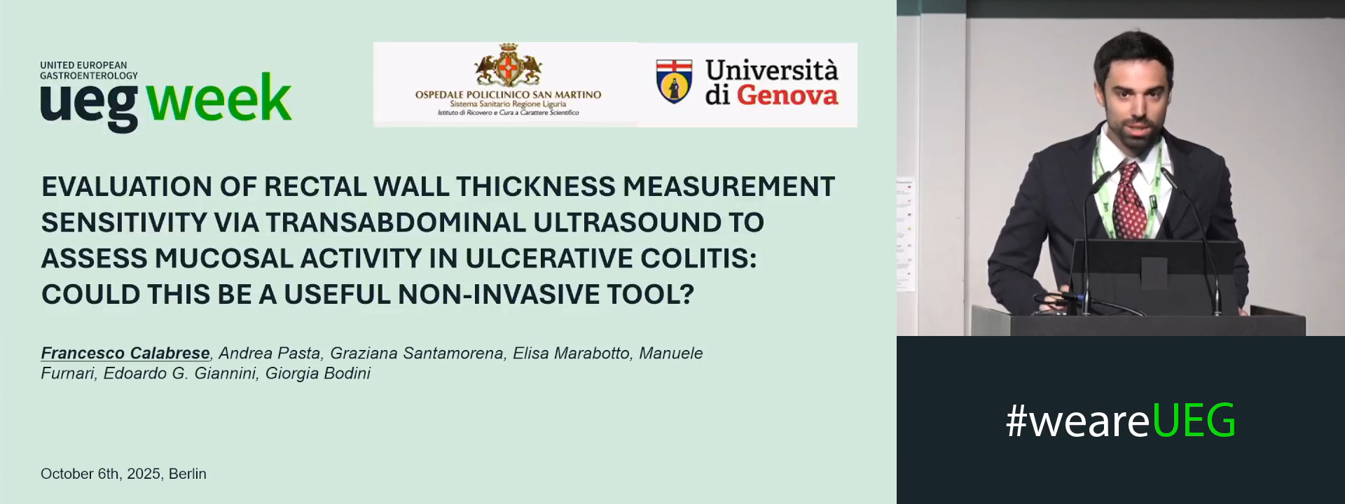 EVALUATION OF RECTAL WALL THICKNESS MEASUREMENT SENSITIVITY VIA TRANSABDOMINAL ULTRASOUND TO ASSESS MUCOSAL ACTIVITY IN ULCERATIVE COLITIS: COULD THIS BE A USEFUL NON-INVASIVE TOOL?