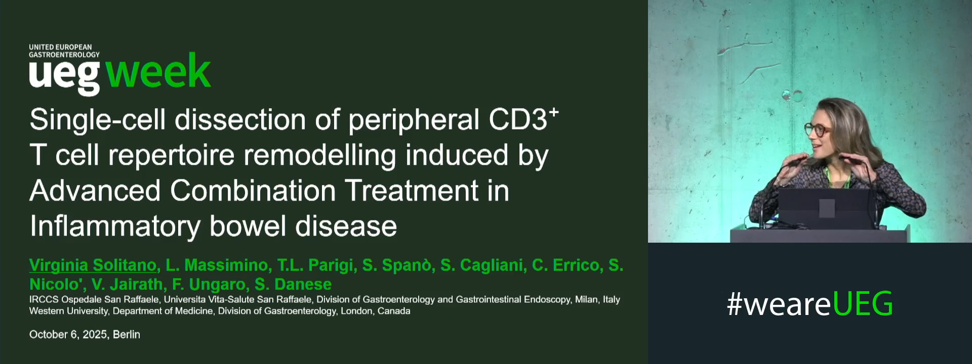 SINGLE-CELL DISSECTION OF PERIPHERAL CD3⁺ T CELL REPERTOIRE REMODELING INDUCED BY ADVANCED COMBINATION TREATMENT IN INFLAMMATORY BOWEL DISEASE