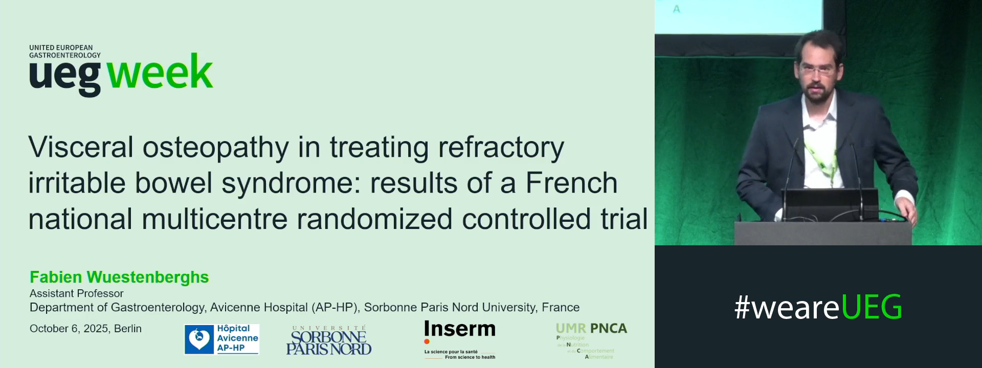 VISCERAL OSTEOPATHY IN TREATING REFRACTORY IRRITABLE BOWEL SYNDROME: RESULTS OF A FRENCH NATIONAL MULTICENTRE RANDOMISED CONTROLLED TRIAL