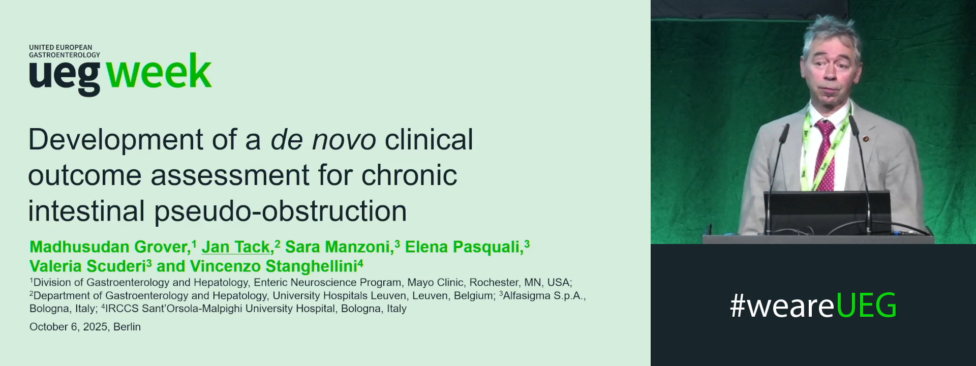DEVELOPMENT OF A DE NOVO CLINICAL OUTCOME ASSESSMENT FOR CHRONIC INTESTINAL PSEUDO-OBSTRUCTION