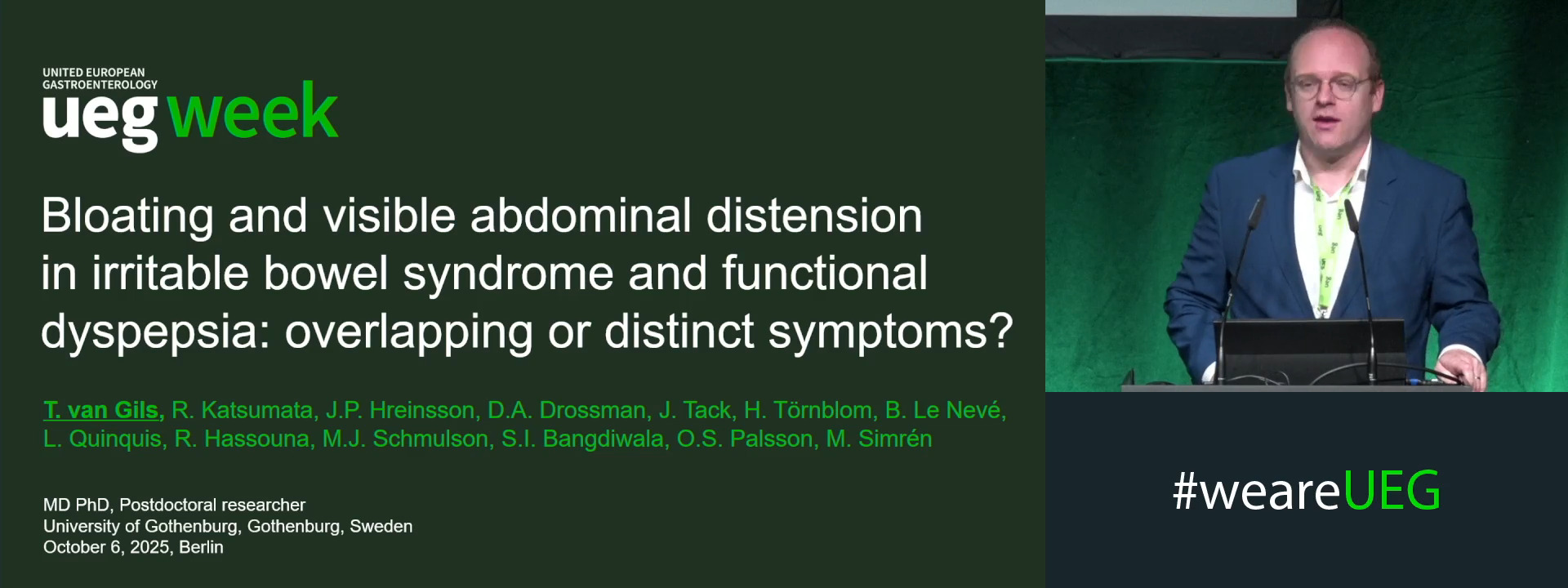 BLOATING AND VISIBLE ABDOMINAL DISTENSION IN IRRITABLE BOWEL SYNDROME AND FUNCTIONAL DYSPEPSIA: OVERLAPPING OR DISTINCT SYMPTOMS?