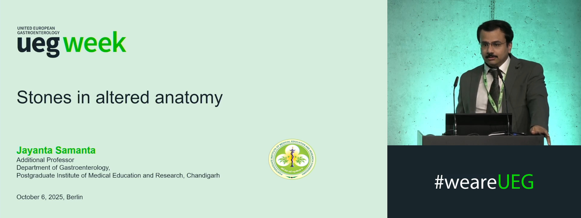 Stones in altered anatomy