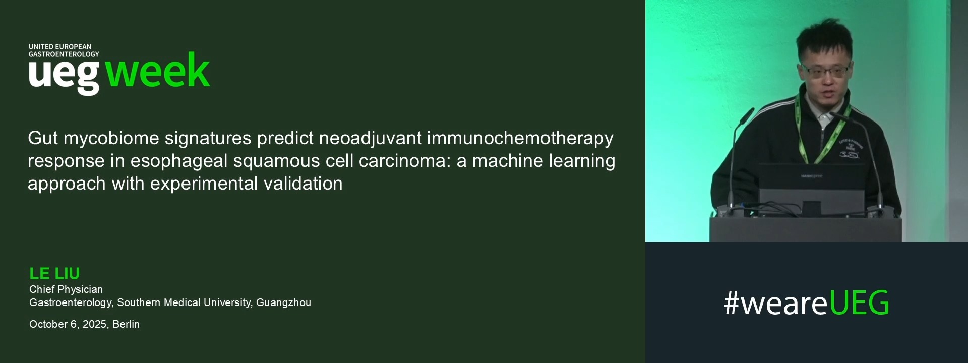 GUT MYCOBIOME SIGNATURES PREDICT NEOADJUVANT IMMUNOCHEMOTHERAPY RESPONSE IN ESOPHAGEAL SQUAMOUS CELL CARCINOMA: A MACHINE LEARNING APPROACH WITH EXPERIMENTAL VALIDATION