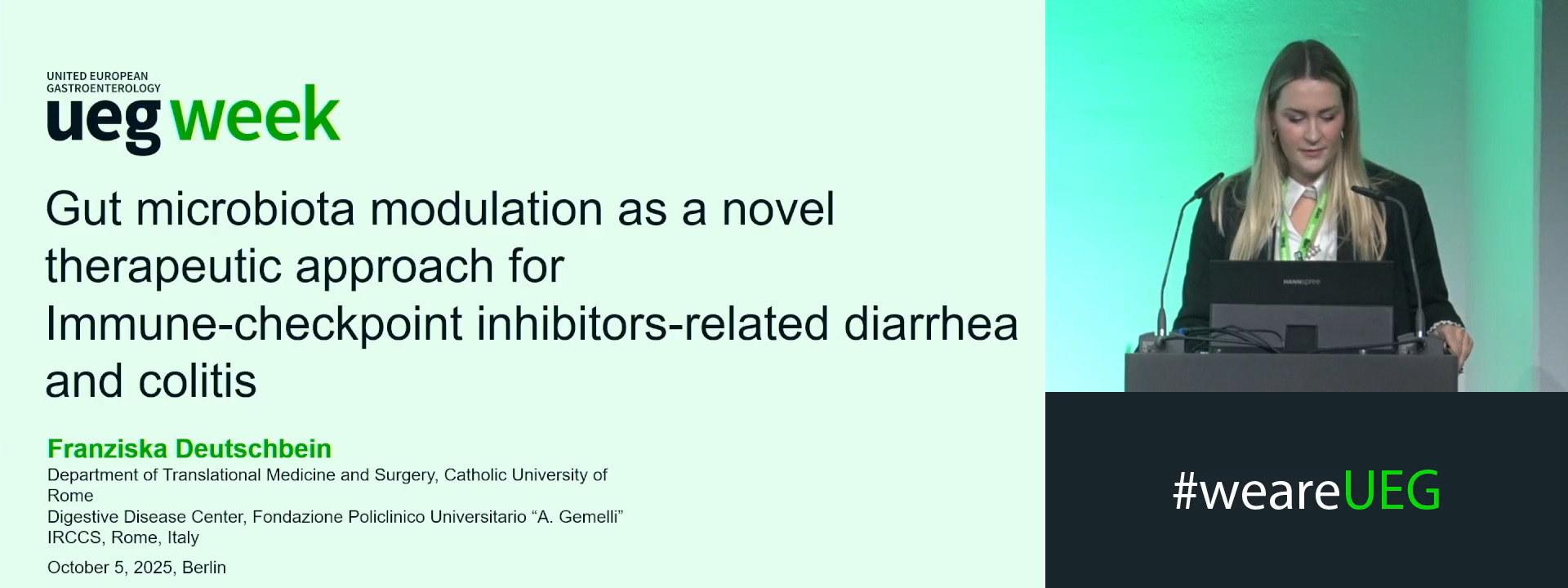 GUT MICROBIOTA MODULATION AS A NOVEL THERAPEUTIC APPROACH FOR IMMUNE-CHECKPOINT INHIBITORS-RELATED DIARRHEA AND COLITIS