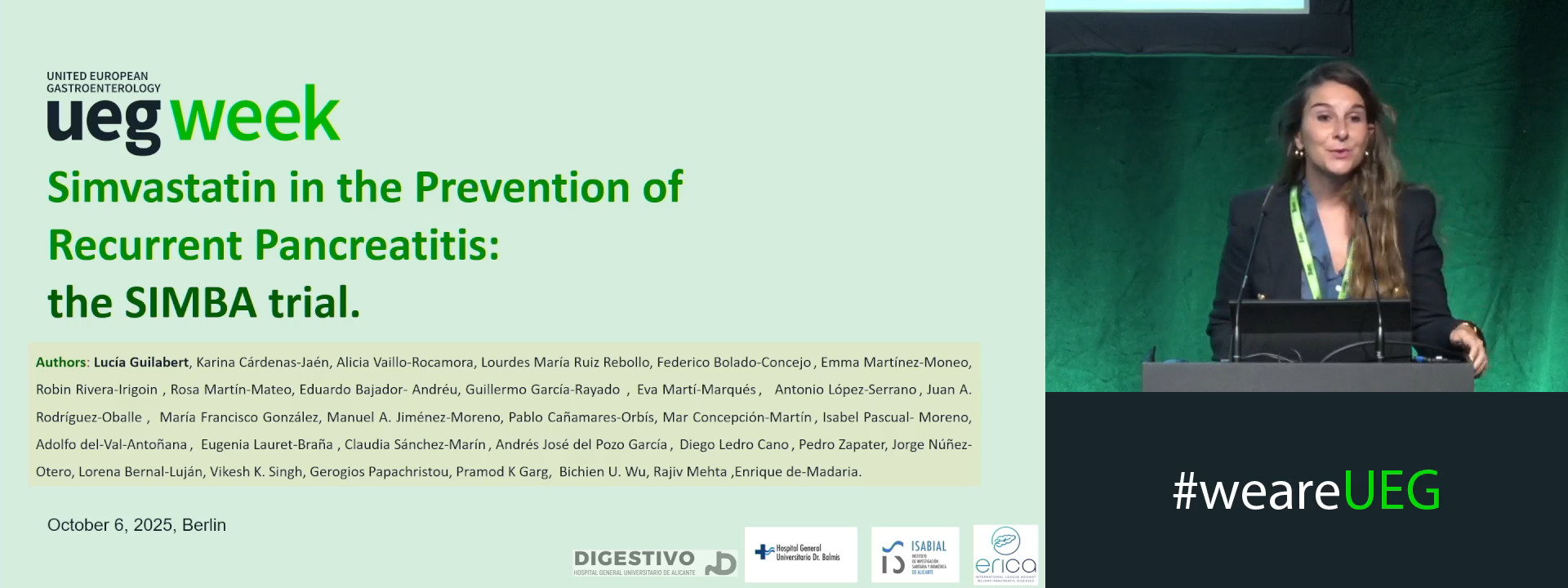 SIMVASTATIN IN THE PREVENTION OF RECURRENT PANCREATITIS: THE SIMBA TRIAL