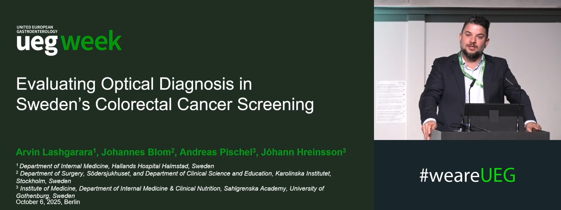 EVALUATING OPTICAL DIAGNOSIS IN SWEDEN’S COLORECTAL CANCER SCREENING