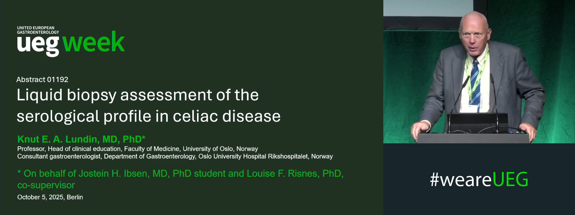 LIQUID BIOPSY ASSESSMENT OF THE SEROLOGICAL PROFILE IN CELIAC DISEASE