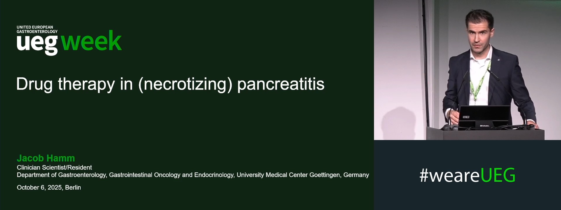 Drug management in necrotising pancreatitis