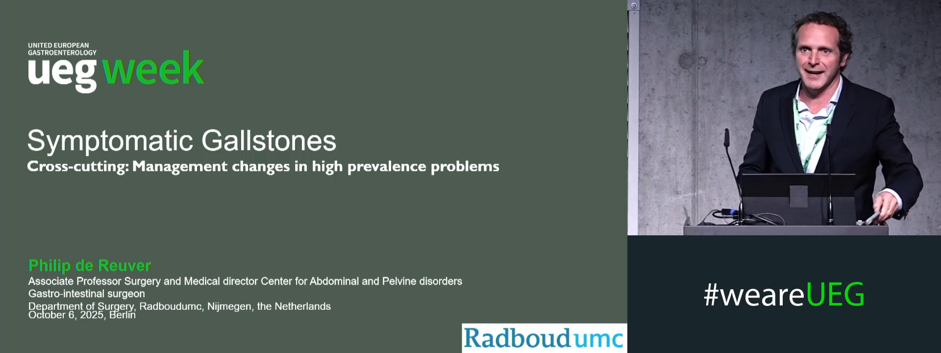 Symptomatic gallstones