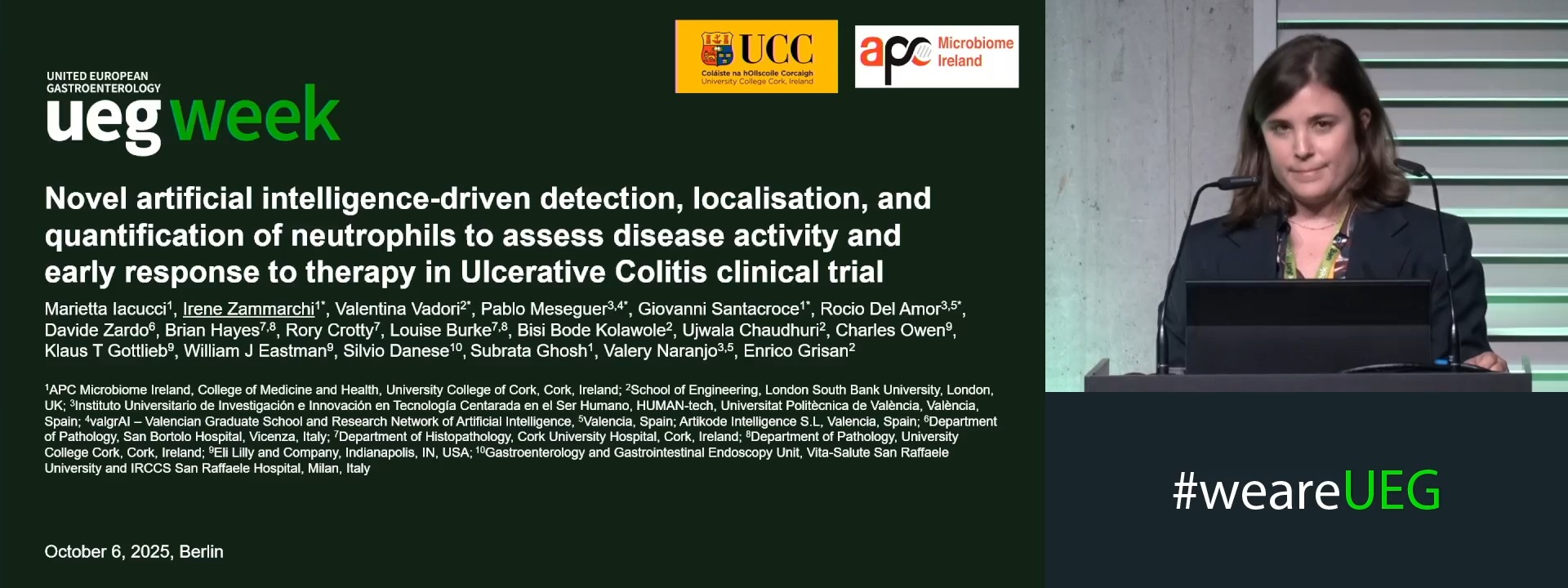 NOVEL ARTIFICIAL INTELLIGENCE-DRIVEN DETECTION LOCALISATION AND QUANTIFICATION OF NEUTROPHILS TO ASSESS DISEASE ACTIVITY AND EARLY RESPONSE TO THERAPY IN ULCERATIVE COLITIS CLINICAL TRIAL