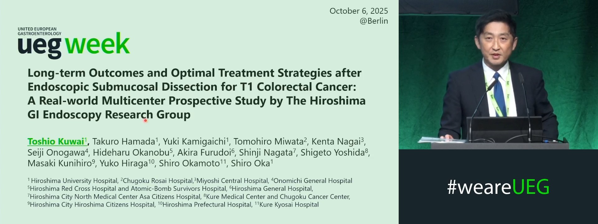 LONG-TERM OUTCOMES AND OPTIMAL TREATMENT STRATEGIES AFTER ENDOSCOPIC SUBMUCOSAL DISSECTION FOR T1 COLORECTAL CANCER: A REAL-WORLD MULTICENTER PROSPECTIVE STUDY BY THE HIROSHIMA GI ENDOSCOPY RESEARCH GROUP
