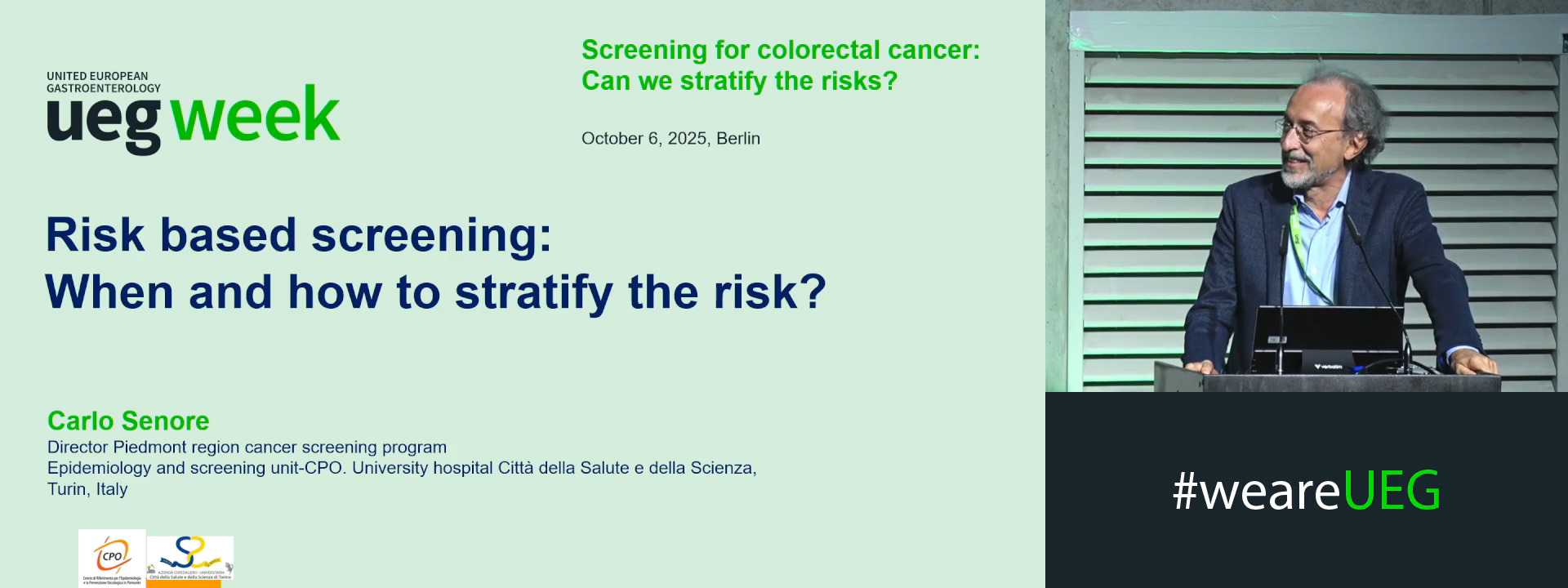 Risk based screening: When and how to stratify the risk?