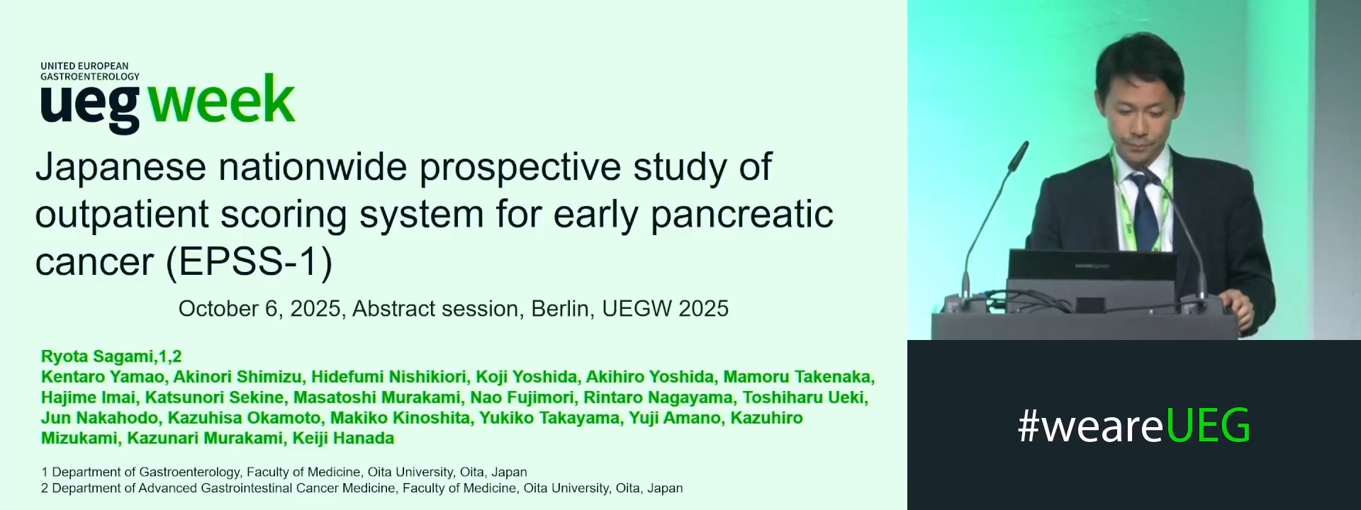 A JAPANESE NATIONWIDE PROSPECTIVE OBSERVATIONAL STUDY ON EARLY PANCREATIC CANCER SCREENING IN HOSPITAL OUTPATIENTS USING A COMPREHENSIVE SCORING SYSTEM COMPARED WITH WESTERN SCREENING METHODS (EPSS-1)